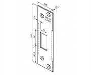 Abloy EA307/100000 запорная планка