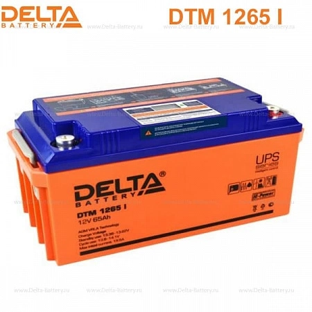 Delta DTM 1265 I Аккумулятор 