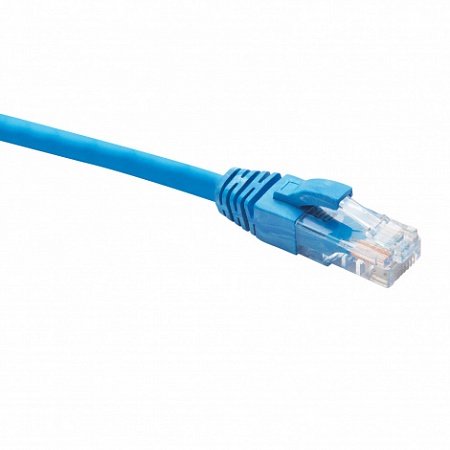 DATAREX RJ45-RJ45 U/UTP Cat.5e LSZH нг(А)-HF (DR-181505) Патч-корд (коммутационный шнур)  0.5м, синий