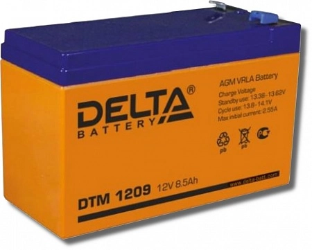Аккумулятор DTM1209, 12В, 8.5А/ч