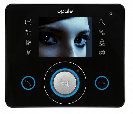 BPT OPALE BLACK Абонентское устройство OPALE с цветным дисплеем 3,5&amp;quot; и сенсорными клавишами
