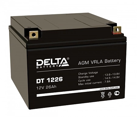 Delta DT1226 Аккумулятор, 12В, 26А/ч 