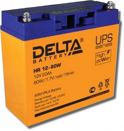 Deltа HR12-80W Аккумулятор герметичный свинцово-кислотный
