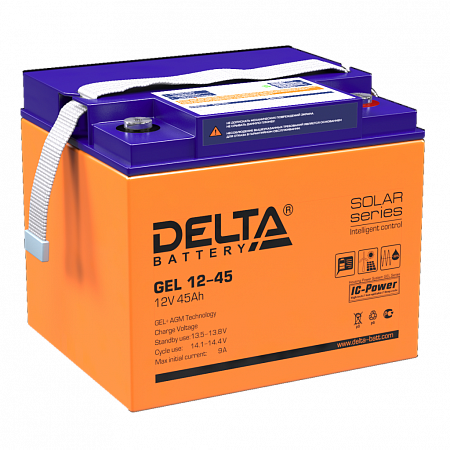 Delta GEL1245 Аккумулятор, 12В, 45А/ч