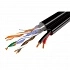 Кабель UTP 5E 4x2x0.5 + 2x0.75 OUTDOOR, комбинированный, 200м, ELETEC