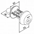 Abloy Abl CY037С/111005 цилиндр односторонний