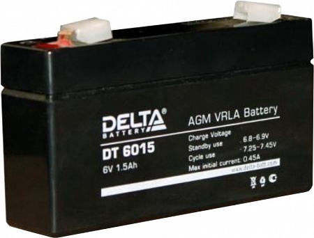 Deltа DT6015 Аккумулятор герметичный свинцово-кислотный