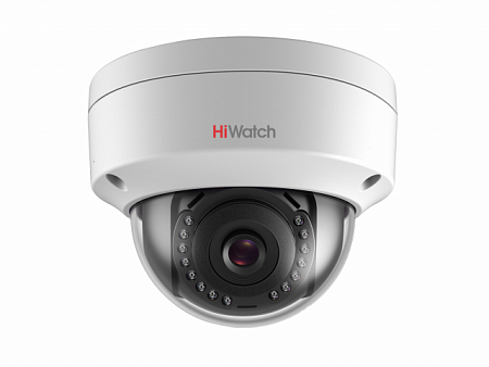 HiWatch DS-I102 (4) 1Mp уличная купольная IP-видеокамера с ИК-подсветкой до 30м