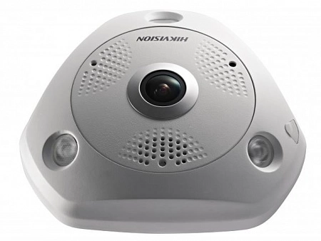 HikVision DS  -  2CD6332FWD  -  IVS 3Мп мини fisheye IP  -  камера , фиксированный объектив 1.19мм @F2.8