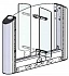 OXGARD Praktika T-04-CM-660 (ВЗР 1956-06) Центральный модуль турникета Praktika T-04 на 660мм