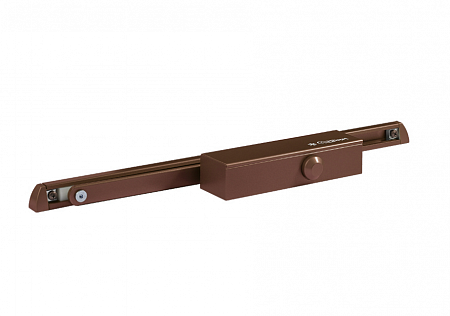 Доводчик НОРА-М 820 Slider (коричневый) (от 25 до 70 кг) морозостойкий, от -45 °С до +60 °С, со скользящей тягой 